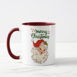 ヴィンテージサンタクロースのクリスマス マグカップ