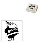 ヴィンテージサンタクロースのゴム印 ラバースタンプ (押印)