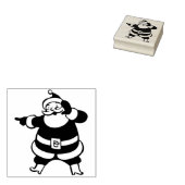 ヴィンテージサンタクロースのゴム印 ラバースタンプ (押印)