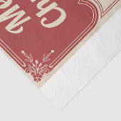 ヴィンテージサンタクロースのデコページ紙 薄葉紙 (詳細)