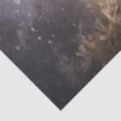 ヴィンテージサンタクロースの夜雪の森 薄葉紙 (詳細)