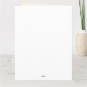 ヴィンテージサンタクロースの肖像 カード (裏面)