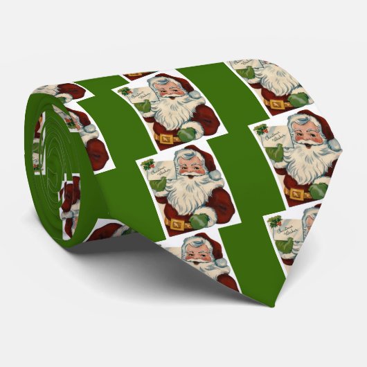 ヴィンテージサンタクロースはギフトに直面します ネクタイ (ロール)