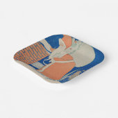 ヴィンテージサンタクロースアットチムンホリデイ ペーパープレート (傾斜あり)