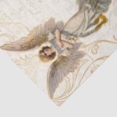 ヴィンテージサンタクロースアンジェスクリスマスデクページ 薄葉紙 (詳細)