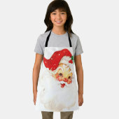 ヴィンテージサンタクロースイラストレーション エプロン (インサイチュ)