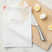 ヴィンテージサンタクロースイラストレーション キッチンタオル (四つ折り)