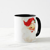 ヴィンテージサンタクロースイラストレーション マグカップ (正面右)
