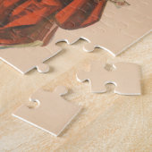 ヴィンテージサンタクロースイラストレーション(1907) ジグソーパズル (側面)