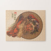 ヴィンテージサンタクロースイラストレーション(1907) ジグソーパズル (横)