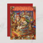 ヴィンテージサンタクロースイン シーズンカード (正面/裏面)