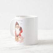 ヴィンテージサンタクロースウィズハムラジオ コーヒーマグカップ (正面左)