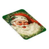 ヴィンテージサンタクロースウィズパインリース マグネット (右側)