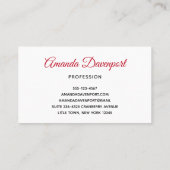 ヴィンテージサンタクロースウィズパインリース 名刺 (裏面)