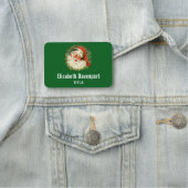 ヴィンテージサンタクロースウィズパインリース 名札 (インサイチュ)