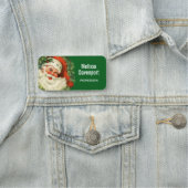 ヴィンテージサンタクロースウィズパインリース 名札 (インサイチュ)