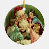 ヴィンテージサンタクロースオーナメント セラミックオーナメント (裏面)