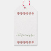 ヴィンテージサンタクロースカスタムラベル ギフトタグ (裏面)