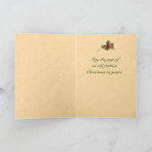 ヴィンテージサンタクロースカード シーズンカード (内部)