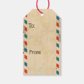 ヴィンテージサンタクロースギフトラベル ギフトタグ (裏面)