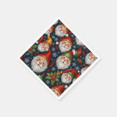 ヴィンテージサンタクロースクリスマスコレクション スタンダードカクテルナプキン (角)