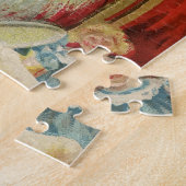 ヴィンテージサンタクロースクリスマスツリートイズ ジグソーパズル (側面)