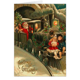 ヴィンテージサンタクロースクリスマストレイン