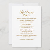 ヴィンテージサンタクロースクリスマスパーティの招待状 招待状 (裏面)