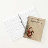 ヴィンテージサンタクロースクリスマスプランナーノート ノートブック (内部)