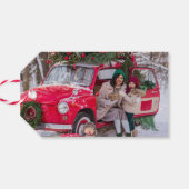 ヴィンテージサンタクロースクリスマスホリデー ギフトタグ (裏面横)