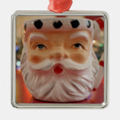 ヴィンテージサンタクロースクリスマスマグ メタルオーナメント (正面)