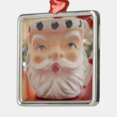 ヴィンテージサンタクロースクリスマスマグ メタルオーナメント (左)