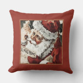 ヴィンテージサンタクロースクリスマス装飾用クッション クッション (正面)