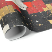 ヴィンテージサンタクロースコラージュ ラッピングペーパー (ロールコーナー)