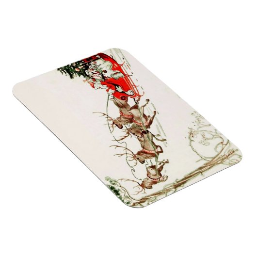 ヴィンテージサンタクローストナディアスリクリスマスイブ マグネット (右側)