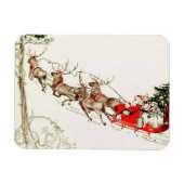 ヴィンテージサンタクローストナディアスリクリスマスイブ マグネット (横)