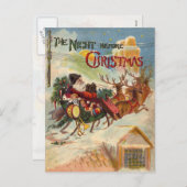 ヴィンテージサンタクローストナディースリーグポストカード シーズンポストカード (正面/裏面)