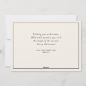 ヴィンテージサンタクローストナディースリースノー シーズンカード (裏面)