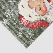 ヴィンテージサンタクロースビクトリアングリーンストライプ 薄葉紙 (詳細)