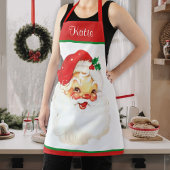 ヴィンテージサンタクロースフェスティバルカスタムクリスマス エプロン