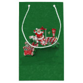 ヴィンテージサンタクロースペパーミントキャンディートレイン スモールペーパーバッグ (裏面)