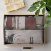 ヴィンテージサンタクロースポートレートクリスマスホリデー 薄葉紙 (ギフト)