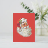 ヴィンテージサンタクロースポートレート シーズンポストカード (スタンド正面)