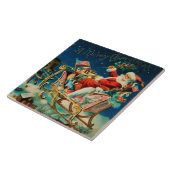 ヴィンテージサンタクロースレイクリスマスホリデー タイル (側面)