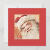 ヴィンテージサンタクロースレトロクリスマスカード シーズンカード (正面)