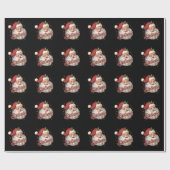 ヴィンテージサンタクロース信じクリスマス ラッピングペーパー (フラット)