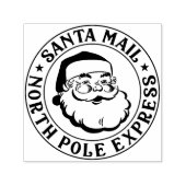 ヴィンテージサンタクロース北極デリバリークリスマス セルフインキングスタンプ (デザイン)
