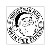 ヴィンテージサンタクロース北極デリバリークリスマス セルフインキングスタンプ (デザイン)