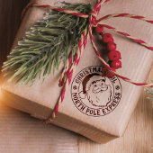 ヴィンテージサンタクロース北極デリバリークリスマス セルフインキングスタンプ