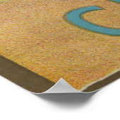 ヴィンテージサンタクロース大晦日（1896年） ポスター (角)